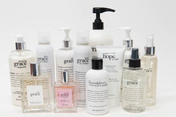 Pure Grace Line Of Lotions, Spray And Hair Product