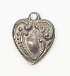 Sterling Silver Heart Charm .46g