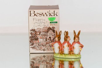 Beswick Beatrix Potter Floppy Poppy And Cottontail 3'