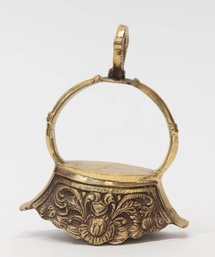 Antique Brass Victorian Bell Shape Equestrian Stirrup