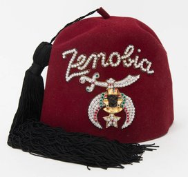 Vintage Shriner Zenobia Fez Hat