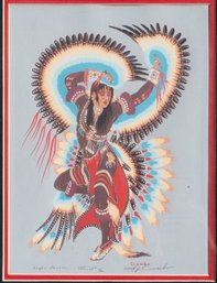 Woody Crumbo 'Eagle Dancer' Artist Proof  Signed