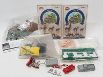 Plasticville, Model Power Deer And Farm Train Accessories