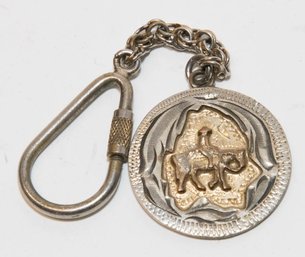 Recuerdo De Chihuahua Medallion Keychain