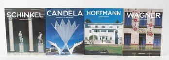 Taschen Books On Great Architects Schinkel, Candela, Hoffman And Wagner