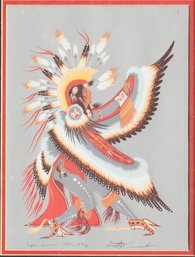 Woody Crumbo ' Eagle Dancer' Artist Proof Signed