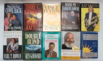 Signed Book Lot Includes Dave Pelzer, Terry C. Johnston And Vince Flynn
