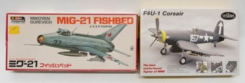 MiG-21 Fished And F4U-1 Corsair 1:72 Model Kits