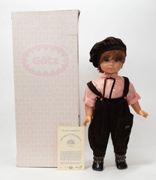 Franz Gotz Signed And Numbered #57 Doll Child In Original Box With Certificate