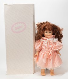 Gotz-puppe Doll Child Girl With Red Hair In Original Box