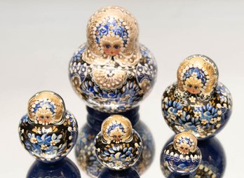 Russian Hand Painted Nesting Dolls