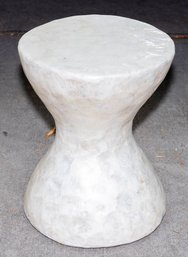 Oyster Shellstyle Finish Lounge Side Table