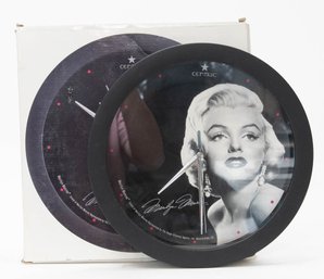 Centric Marilyn Monroe Battery Operated Clock In Original Box
