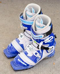 Scarpa Blue And White Ski Boots Euro Size 39