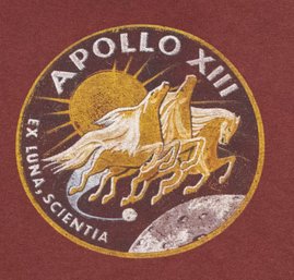Apollo XII Red Graphic T-shirt Size XL