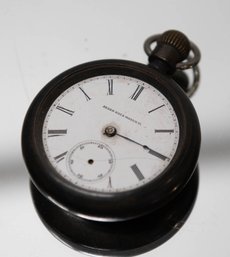 Elgin Gold  Plate Hunter 7 Jewels Pocket Watch Circa 1885 *appraised