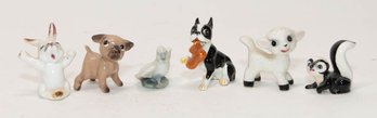 1.5' Ceramic Animal Figurine Lot