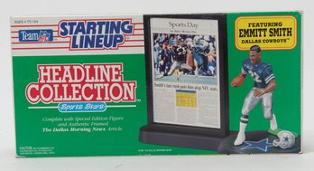 1991 Starting Lineup Emmitt Smith The Dallas Morning News Article New In Box