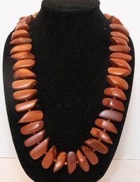 Wooden Bead, Chunky Necklace