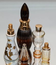 Collection Of Ladies Perfume Bottles