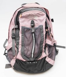 The North Face Pink/Grey Amira Backpack