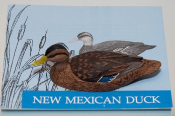 1982 New Mexican Miniature Ducks Of North America Decoy