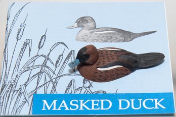 1982 Masked Duck Miniature Ducks Of North America Decoy