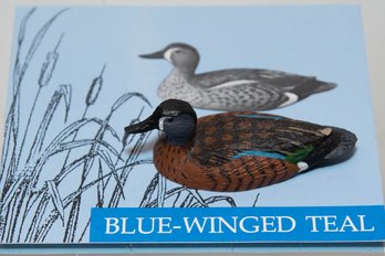 1982 Blue-winged Teal Miniature Ducks Of North America Decoy