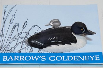 1982 Barrow's Goldeneye Miniature Ducks Of North America Decoy