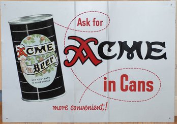 Metal Acme Beer Sign