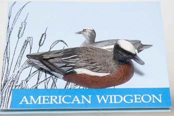 1982 American Widgeon Miniature Ducks Of North America Decoy