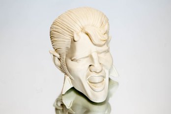 'Evil Elvis Presley' Resin Head Statue