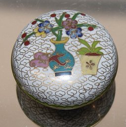 1950s Chinese Cloisonne Enameled Trinket Box *appraised