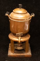 English Or Continental Copper And Brass Samovar Third Quarter Of The 19th Century *appraised