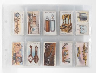 1915 Wills's Famous Inventions Cigarette Cards 1-50 Complete Set