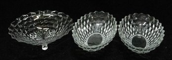 Fostoria American Clear Serving Bowls (3)