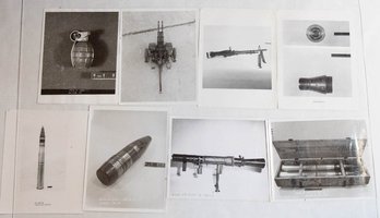 Lot Of Black And White Photos FOr Grenades And Missiles