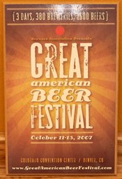 Denver Great American Beer Fest Wooden Plaque