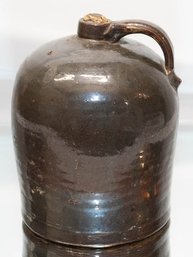 Antique Brown Glazed Stoneware Jug