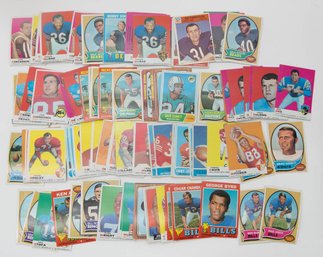 1960s NFL Trading Cards Bills, Bears, 49ers, Dolphins And Chargers