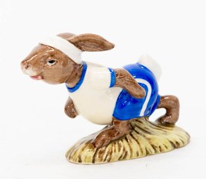 1982 Royal Doulton Jogging Bunnykins Porcelain Figurine