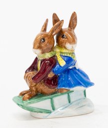 1972 Royal Doulton Billie & Buntie Bunnykins Porcelain Figurine