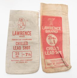 Vintage Lawrence Brand Chilled Lead Shot Canvas Bags