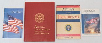 America The Beautiful , Flag Booklets And Atlas Of The Presidents Books