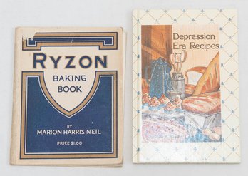 Vintage Ryzon Baking Book And Depression Era Recipes