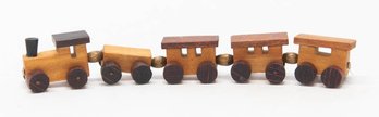 Miniature Wooden Train Made In W. Germany