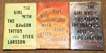 The Girl With The Dragon Tattoo Three Volumes By Stieg Larsson