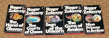 Roger Zelazny Five Volume Paperback Set