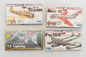 MPC MiG 15, AT-6 Texan, E.E. Lighting And Fw 189 Flying Eagle Model Kits 1:72 *AS IS*