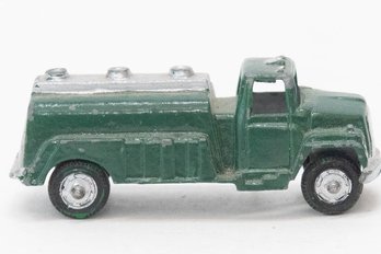 1950s Tootsie Toys Green Gas Truck Die Cast 2.5'